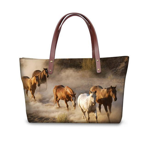 Stallion Print Tote Bag