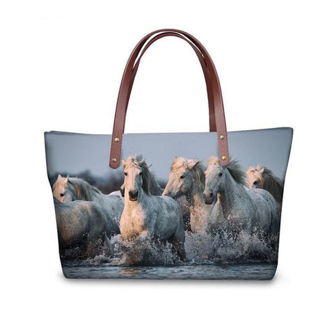 Stallion Print Tote Bag