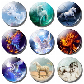 Horse Painting Fridge Magnet