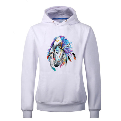 Feather Horse Iron On Patch