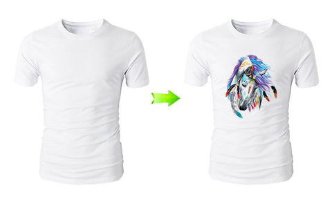 Feather Horse Iron On Patch