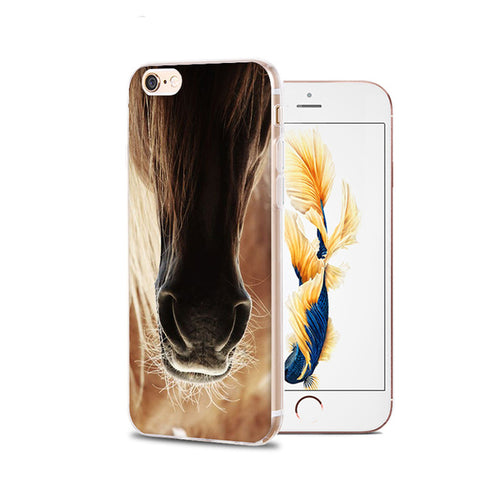 Realistic Horse Print iPhone Case