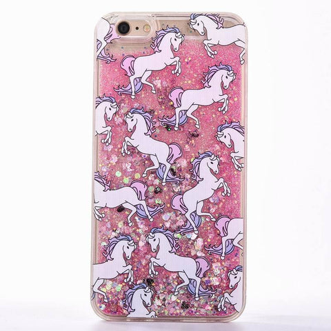 Horse Glitter iPhone Case