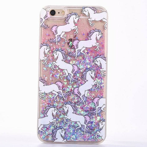 Horse Glitter iPhone Case