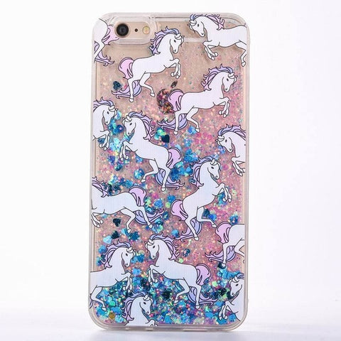 Horse Glitter iPhone Case