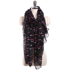 Fashion Scarf With Horse Print