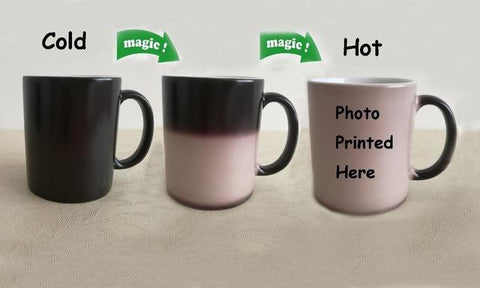 Watercolor Horses Heat Reveal Coffee Mug