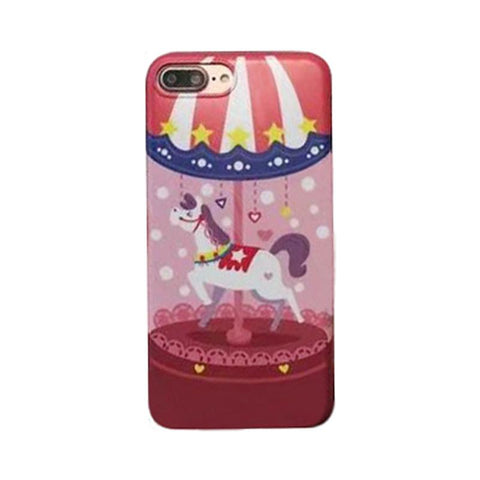Cartoon Carousel Horse iPhone Case
