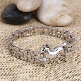 Chain Link Horse Bracelet