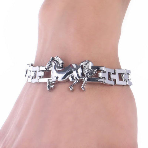 Chain Link Horse Bracelet