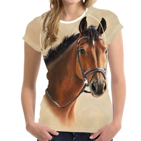 Colorful Horse Summer T-Shirt