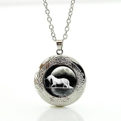 FREE! Black and White Horse Necklace