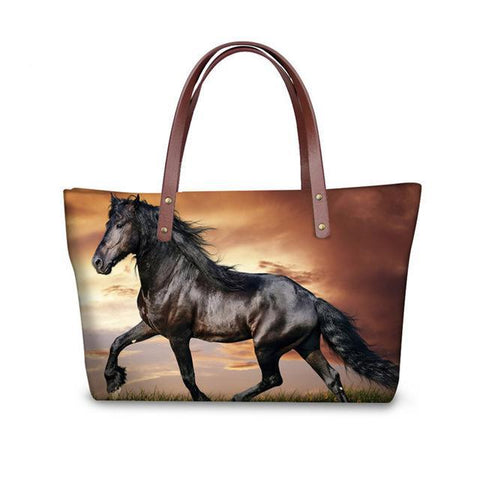 Stallion Print Tote Bag