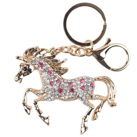 Sparkly Horse Key Chain